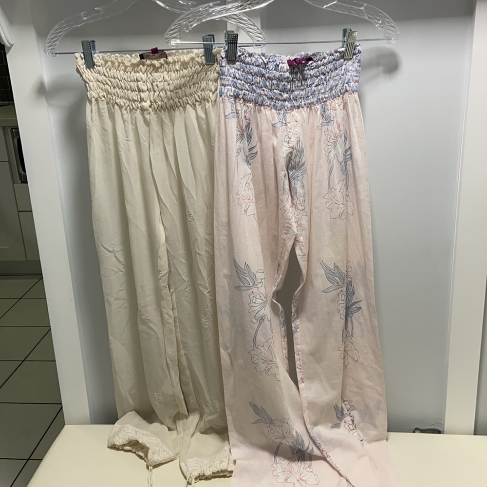 Lolita Jaca, Beach pants, size M color beige (2 pair of pants)
